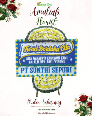 Papan Bunga Duka di Tanjung Agung
