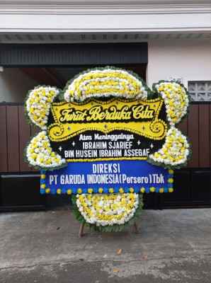 Papan Bunga Duka di Tanjung Agung